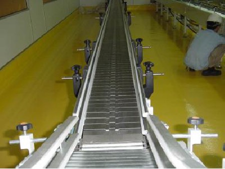 Chain plate conveyor